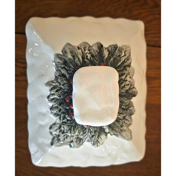 Vintage Christmas House of Lloyds Snow House Cookie Jar Holly Berrie - Picture 5 of 8